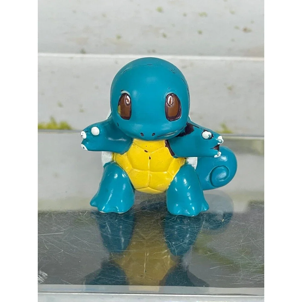 Pokemon TOMY Squirtle Figure Figurine Vintage Original 151 Kanto Nintendo